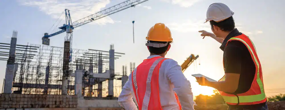 construction workers onsite